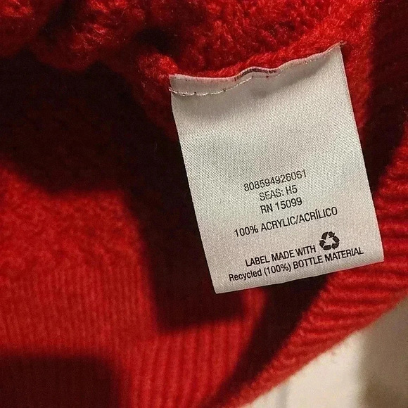 Covington Women’s Acrylic Sweater Red Size Large - Picture 4 of 4